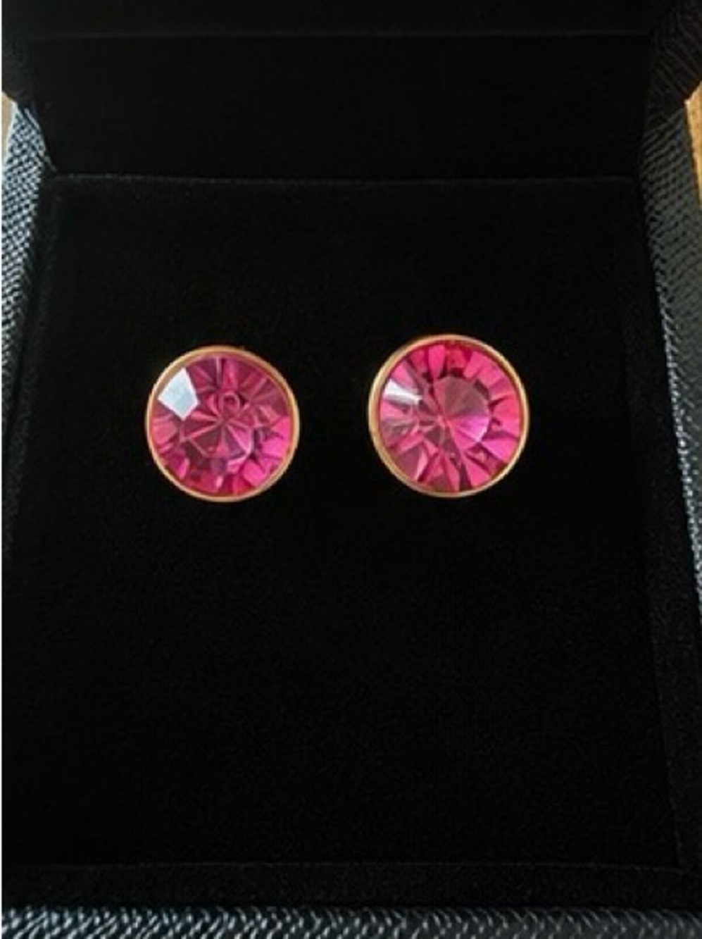 kate spade Pink Crystal Stud Earrings